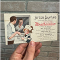 Antique Metholatum After Shave Cream Advertising Ink Blotter Card