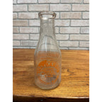 Tillybardin Guernsey Farms Chas. J. Mitchell ACL Quart Milk Bottle Waukesha WI