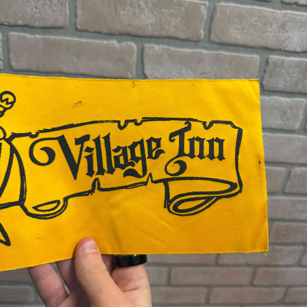 Vintage Mike's Village Inn Cloth Patch Advertising West Bend Wisconsin