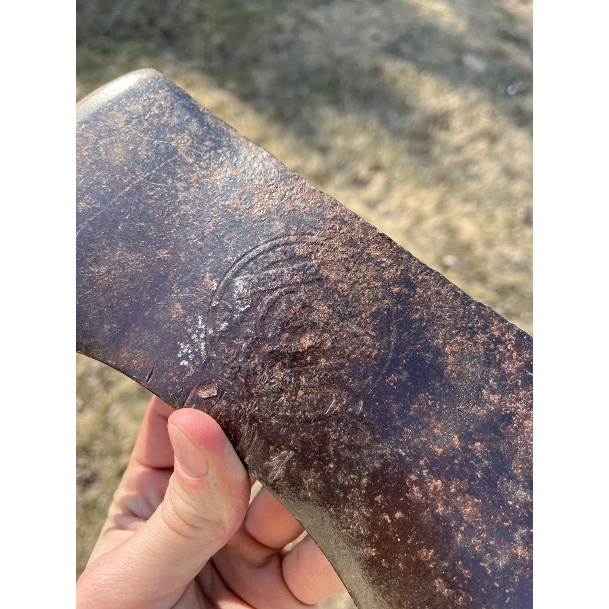 E. Garnich & Sons Vtg Kelly Works Double Bit Axe Head Ashland Wisconsin