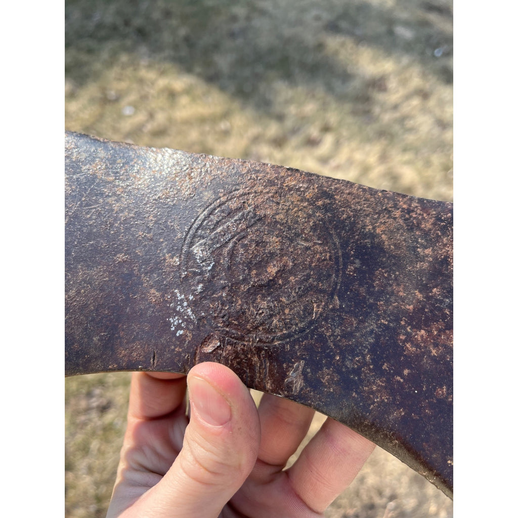 E. Garnich & Sons Vtg Kelly Works Double Bit Axe Head Ashland Wisconsin