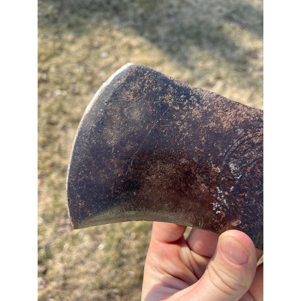 E. Garnich & Sons Vtg Kelly Works Double Bit Axe Head Ashland Wisconsin