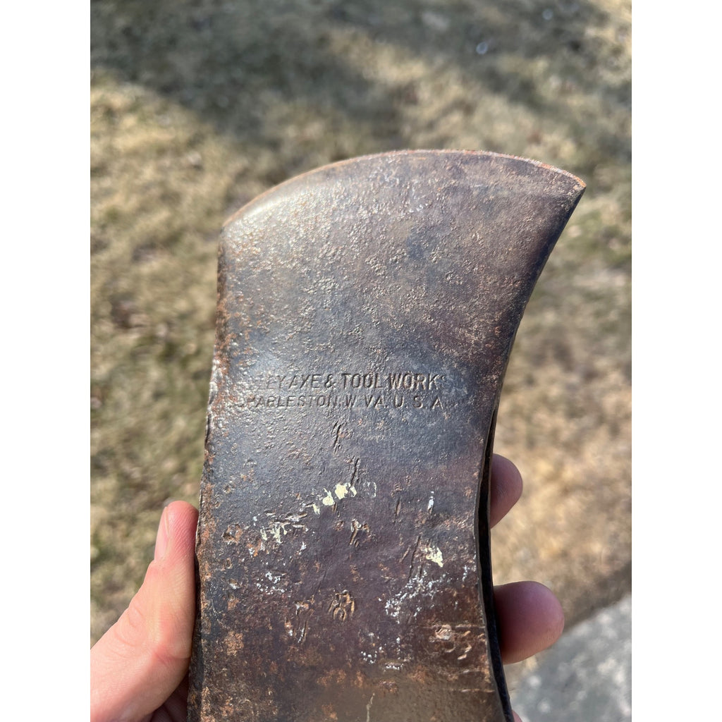 E. Garnich & Sons Vtg Kelly Works Double Bit Axe Head Ashland Wisconsin