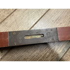 Vintage Wood Bubble Level H.S.B & Co. OVB Our Very Best 30" No. 0 Brass Accent Plate