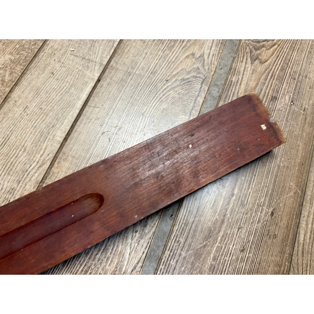 Vintage Wood Bubble Level H.S.B & Co. OVB Our Very Best 30" No. 0 Brass Accent Plate