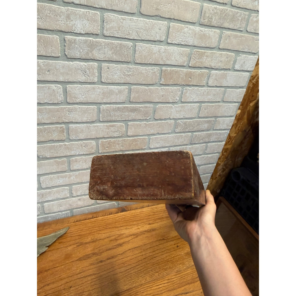 Vintage Wood Bubble Level H.S.B & Co. OVB Our Very Best 30" No. 0 Brass Accent Plate