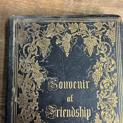 Scarce 1857 The Souvenir of Friendship. A Christmas and New-Year's Present