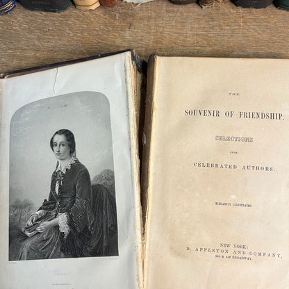 Scarce 1857 The Souvenir of Friendship. A Christmas and New-Year's Present