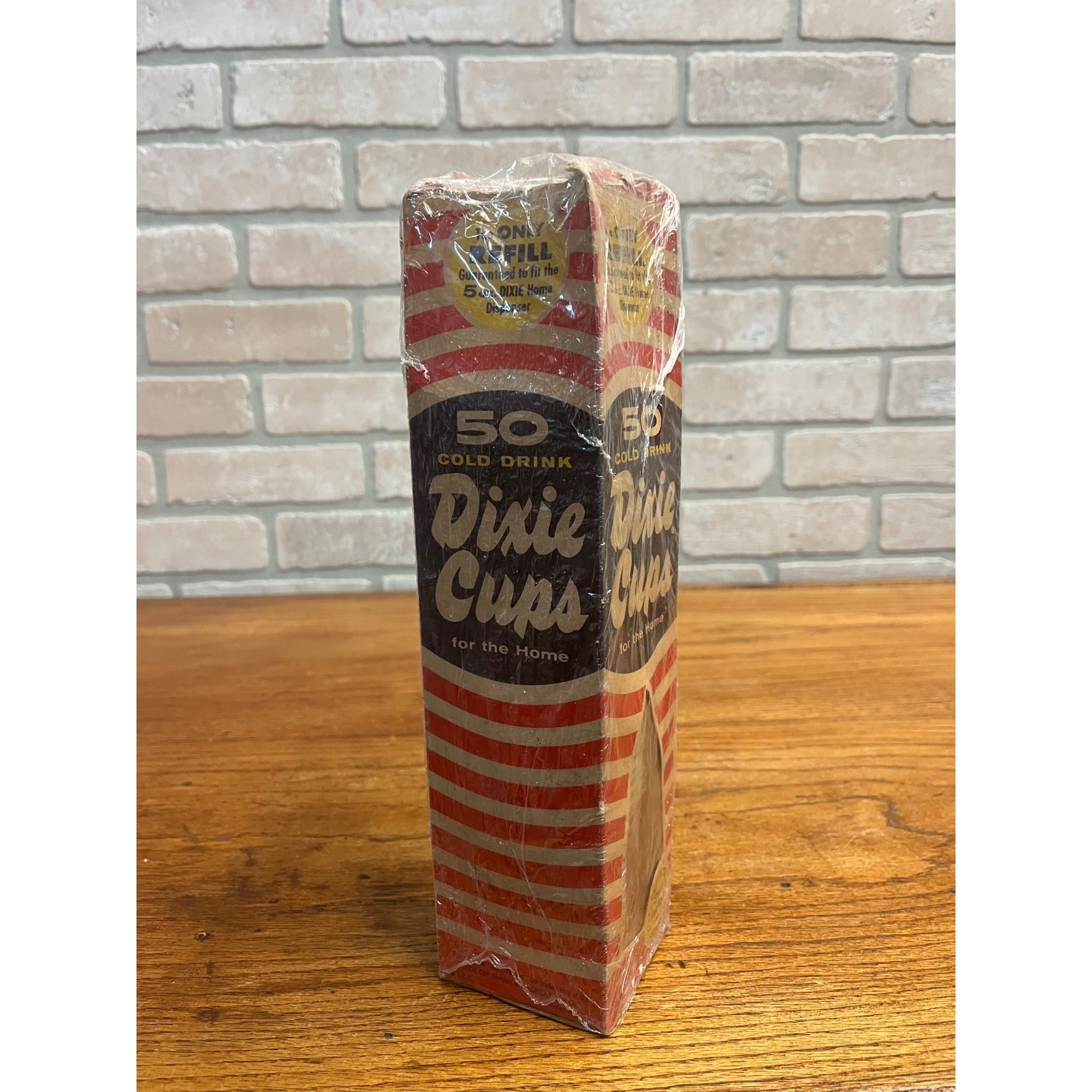 Vintage 1950s Dixie Cups Multi-Color Steri-Packed in Original Box