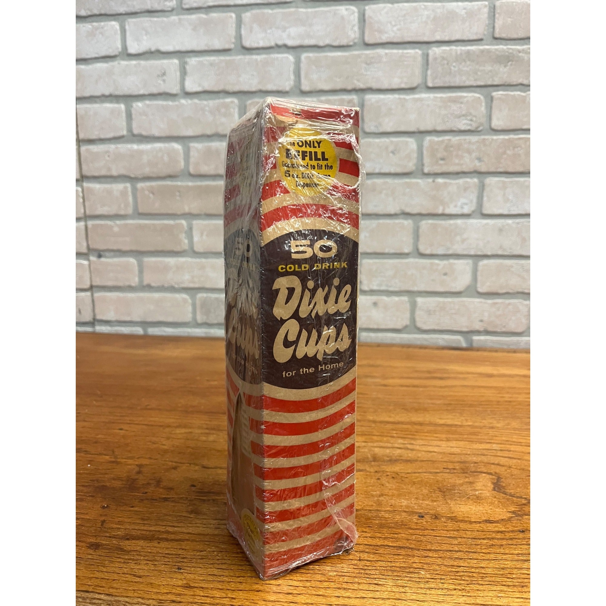 Vintage 1950s Dixie Cups Multi-Color Steri-Packed in Original Box