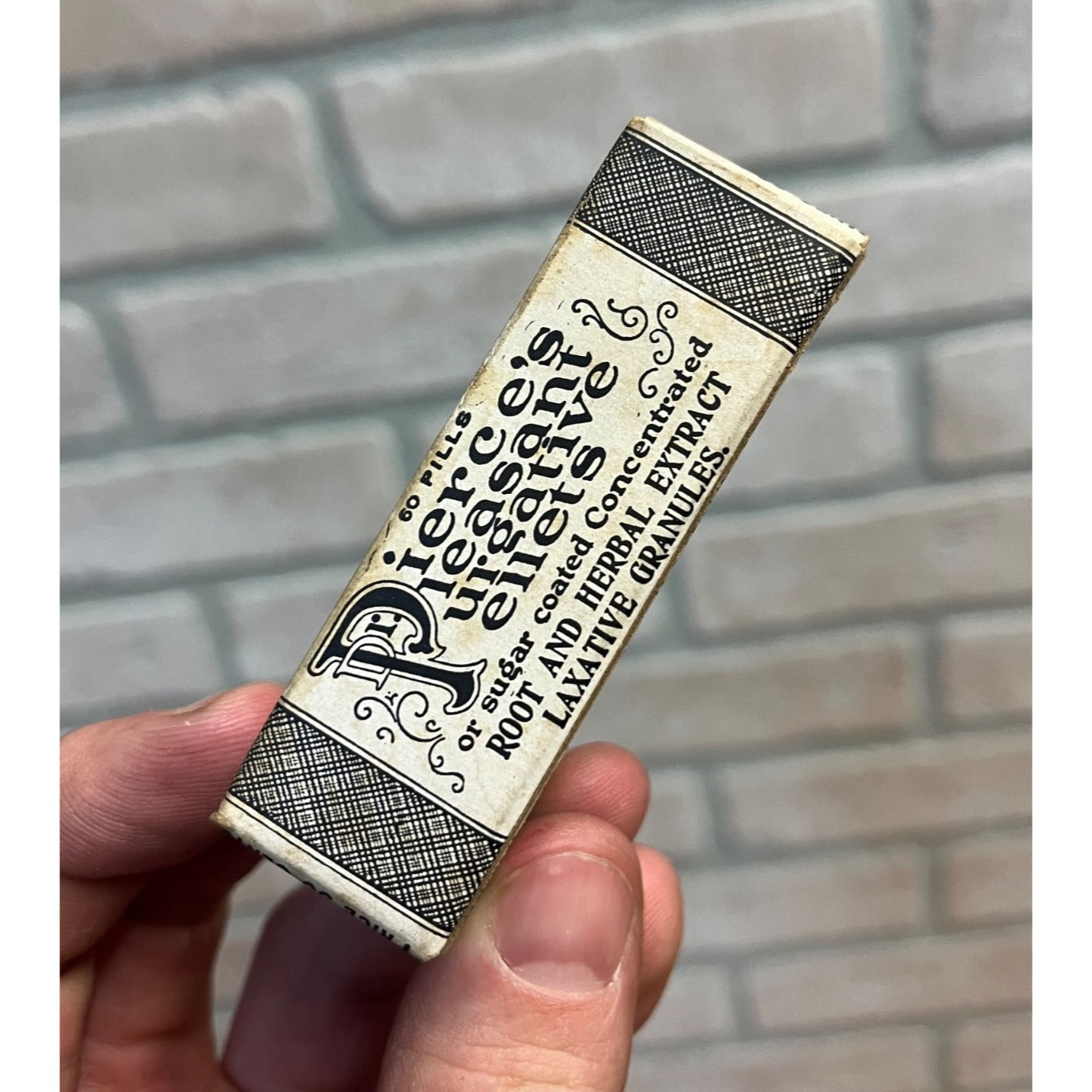 Vintage Dr. Pierce's Pleasant Pellets NOS Sealed Pharmacy Quack Medicine Box