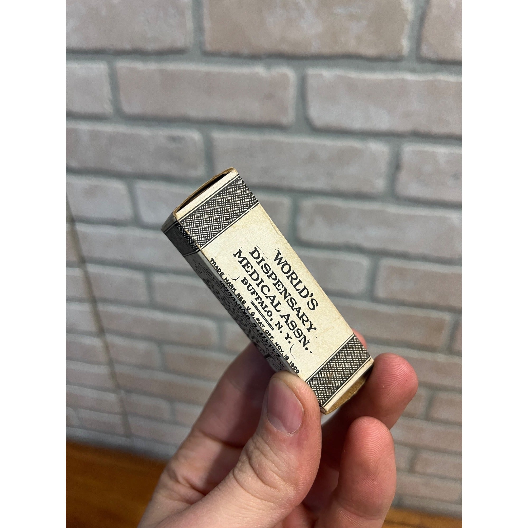 Vintage Dr. Pierce's Pleasant Pellets NOS Sealed Pharmacy Quack Medicine Box