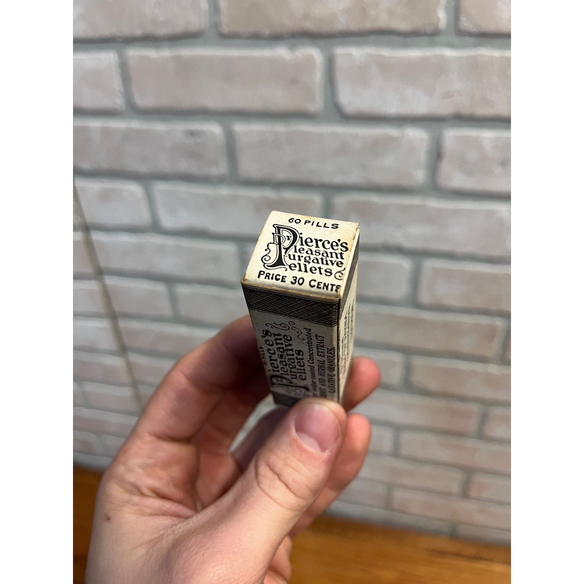 Vintage Dr. Pierce's Pleasant Pellets NOS Sealed Pharmacy Quack Medicine Box