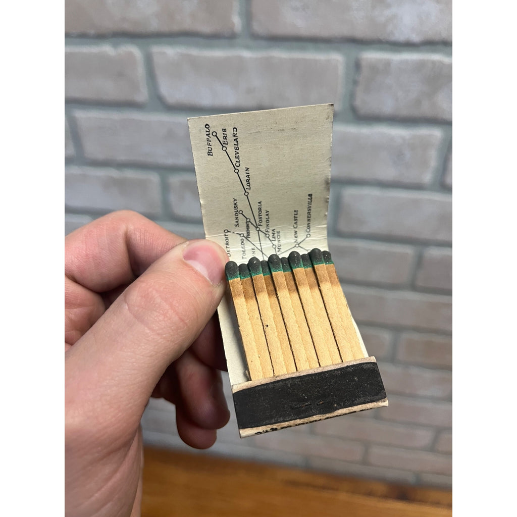 Vintage 1940s Nickel Plate Road Railway Railroad - FULL Matchbook