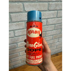 Vintage 1960s Pactra Spray Aero Gloss Dope Hot Fuel Space Age - Blue