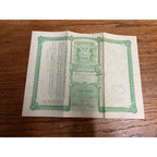 Antique 1906 Union Creamery Co. Stock Certificate Almond Buena Vista Wisconsin