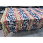 Antique 3 Color Woven Coverlet JH March Co. 1842 Salona Clinton Cty Pennsylvania