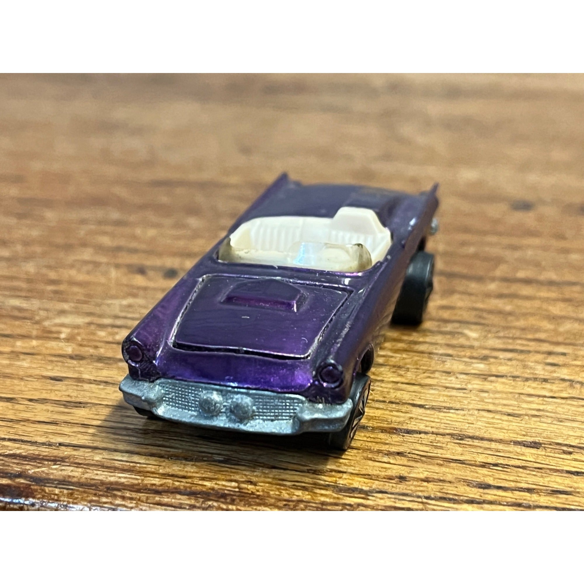 Vintage 1968 Hot Wheels Redline Ford Classic 57 Bird Car Purple - CLEAN