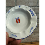 US Military EES SERVICE ASHTRAY SERVING EUROPE Winterling Bavaria Germany 4"
