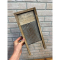 Antique Primitive 1920s Little Monarch Child's Wood & Tin Washboard Laundry Decor Farmhouse