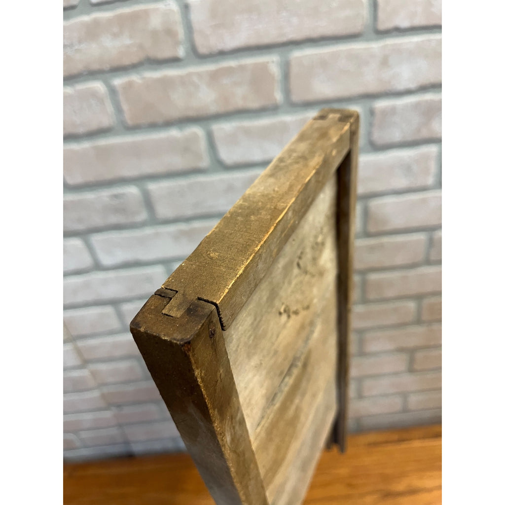 Antique Primitive 1920s Little Monarch Child's Wood & Tin Washboard Laundry Decor Farmhouse