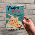 Vintage Free Sample New Old Stock Diaper Pure Detergent Box