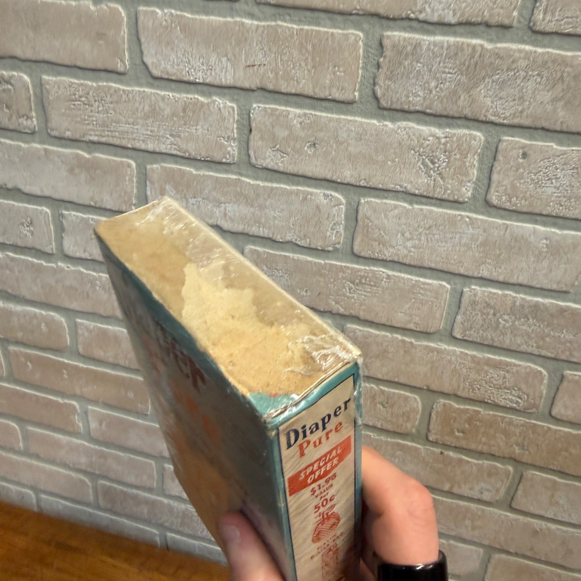 Vintage Free Sample New Old Stock Diaper Pure Detergent Box