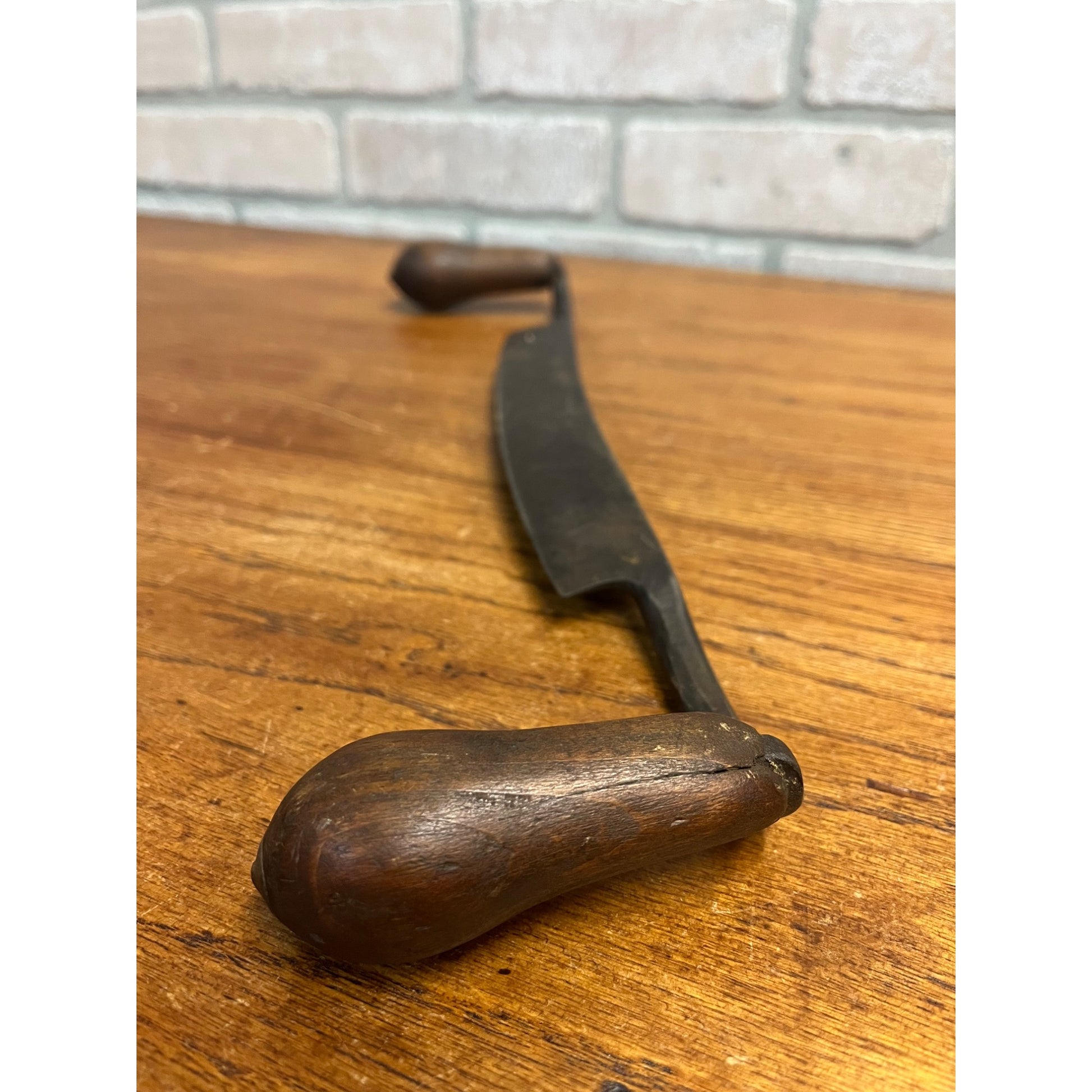 Antique Vintage J Fuchs Germany 8/25" Draw Knife Woodworking Tool Offset Handle