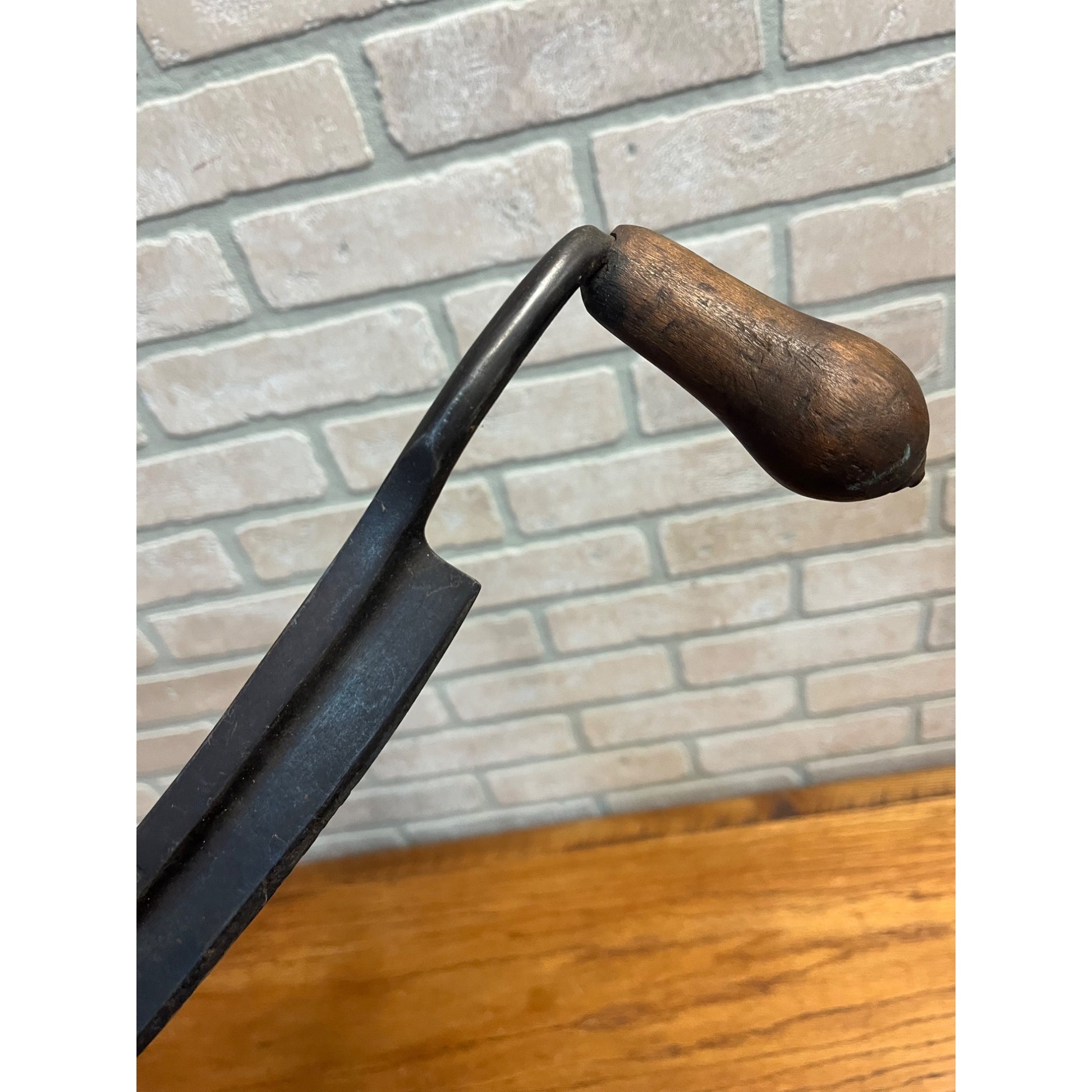 Antique Vintage J Fuchs Germany 8/25" Draw Knife Woodworking Tool Offset Handle