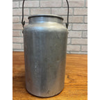 Vintage Milk Pail Leyse Aluminum Milk Can from Dairy Farm 4 Quart  - No Lid