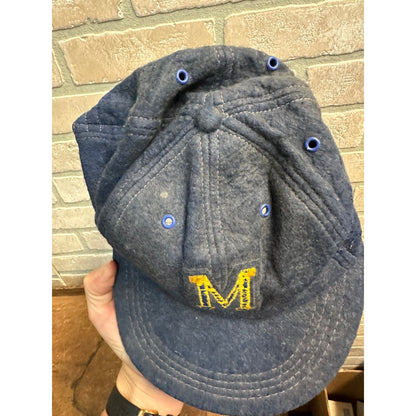 Vintage Early 1970s Milwaukee Brewers "M" Wool Baseball Cap Hat