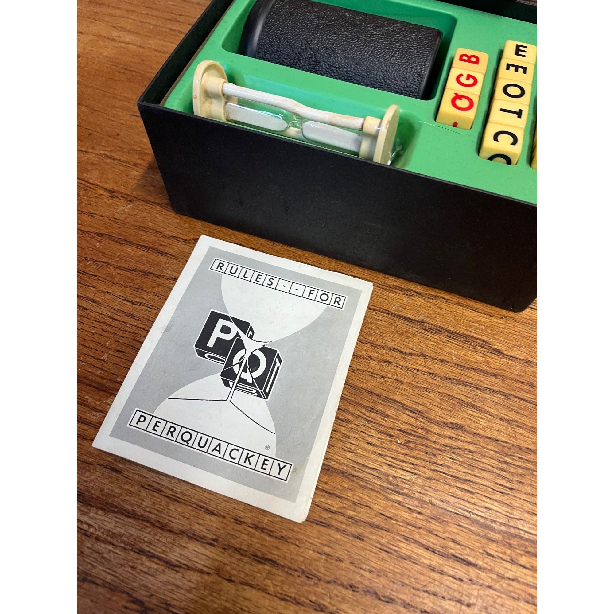 Vintage Dice Word Game Perquackey Lakeside Toys 1956 Minneapolis, Minnesota Complete