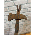 Vintage Bridgeport Hardware No.121 Crate Hammer Hatchet Tool Wood Handle