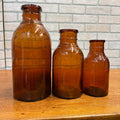 RARE Milwaukee Gallon 13" Pickle Fruit Jar Advertising Wauwatosa Wisconsin Bottle Amber