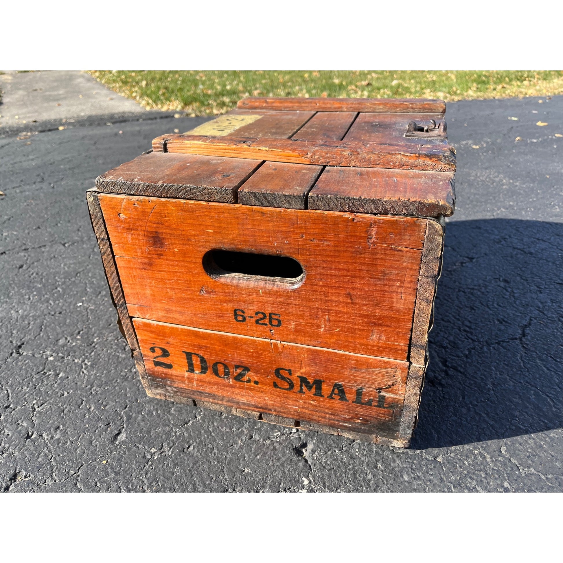 Vintage Blatz Beer Lidded Wooden Crate Case Box Milwaukee Wis