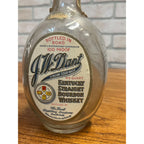 Vintage Empty J.W. Dant Distillery Genuine Sour Mash Kentucky Bourbon Whiskey Bottle With Curved Handhold Kentucky