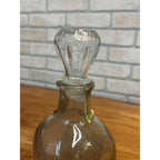 Vintage Empty J.W. Dant Distillery Genuine Sour Mash Kentucky Bourbon Whiskey Bottle With Curved Handhold Kentucky