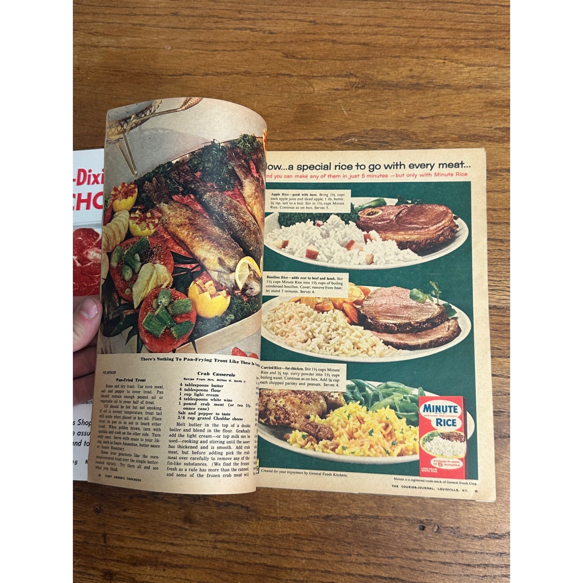 1959 Cissy Gregg's Cookbook Louisville Courier Journal Supplement Section