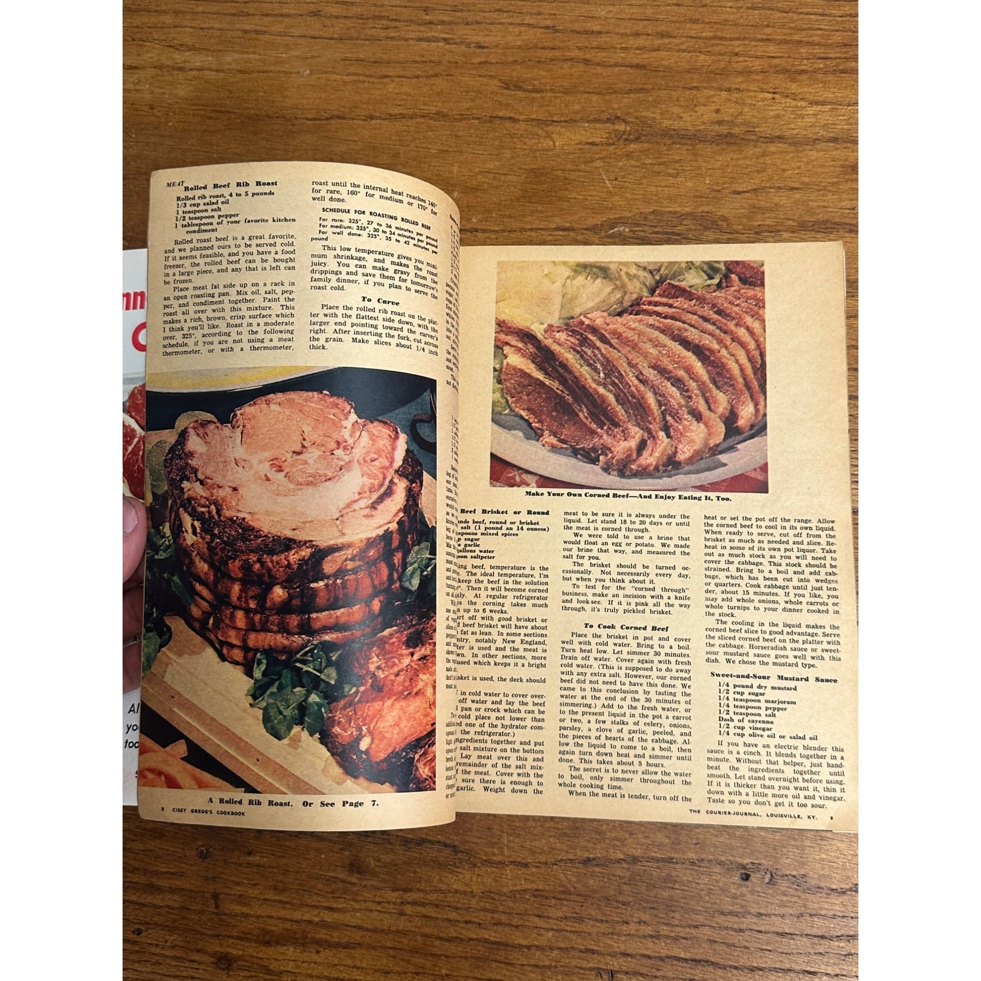 1959 Cissy Gregg's Cookbook Louisville Courier Journal Supplement Section