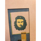 Original Watercolor Mixed Media Che Guevara Modernist Art Painting Poster Artist Signed
