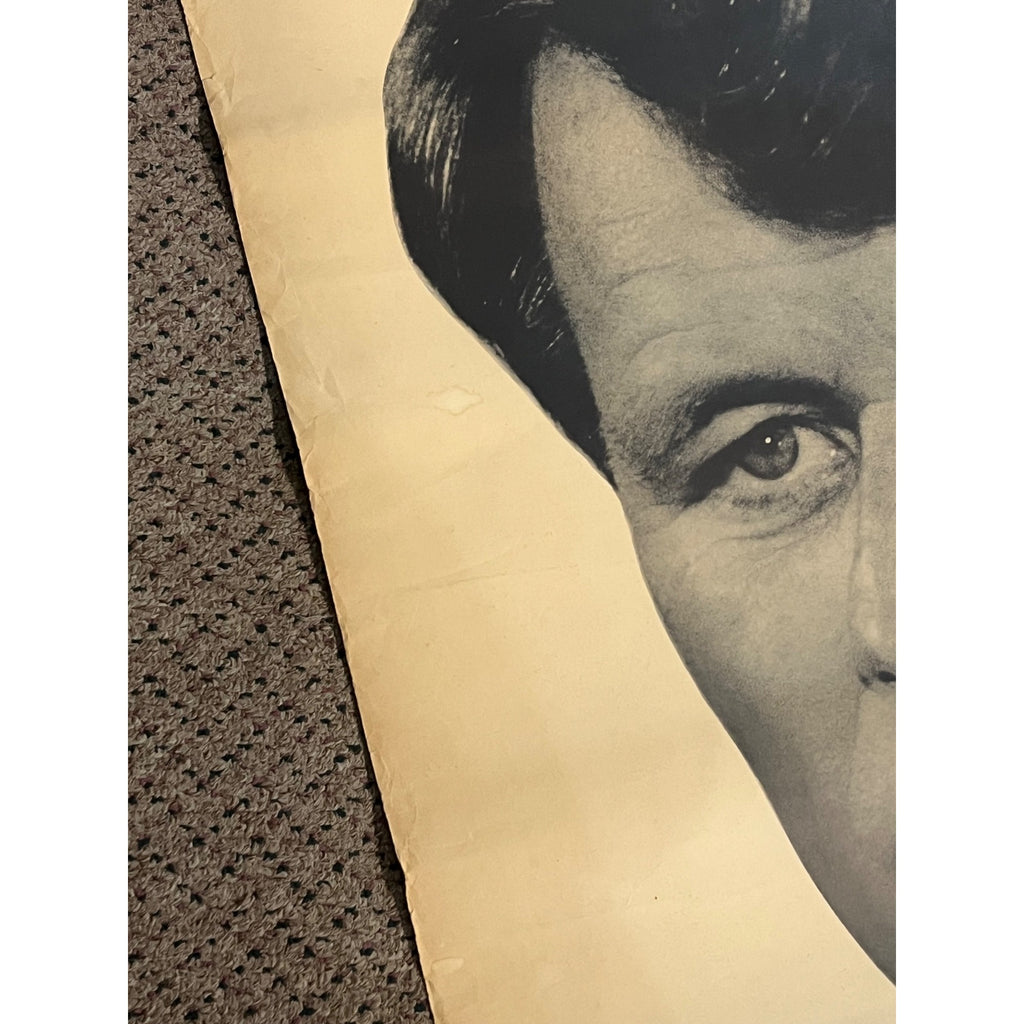 Scarce LARGE Original Robert F. Kennedy Bobby RFK POSTER 25" x 38" Campaign