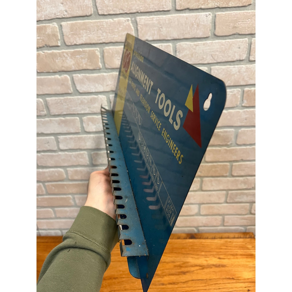 General Cement Precision Alignment Tools Radio TV Tool Rack Sign Advertising