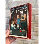 Vintage Game of Authors Russell MFG. Co. Leicester Massachusetts Empty Box Collectible Circa 1920