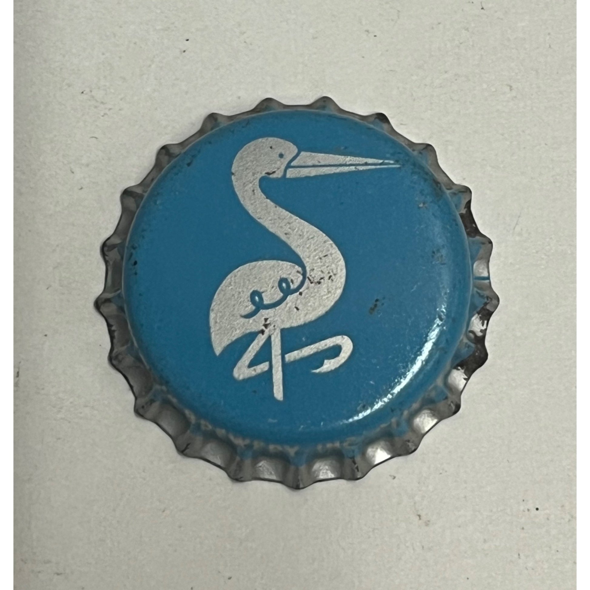 Vintage Storck Beer Slinger Wisconsin Cork Lined Crown Beer Bottle Cap Blue