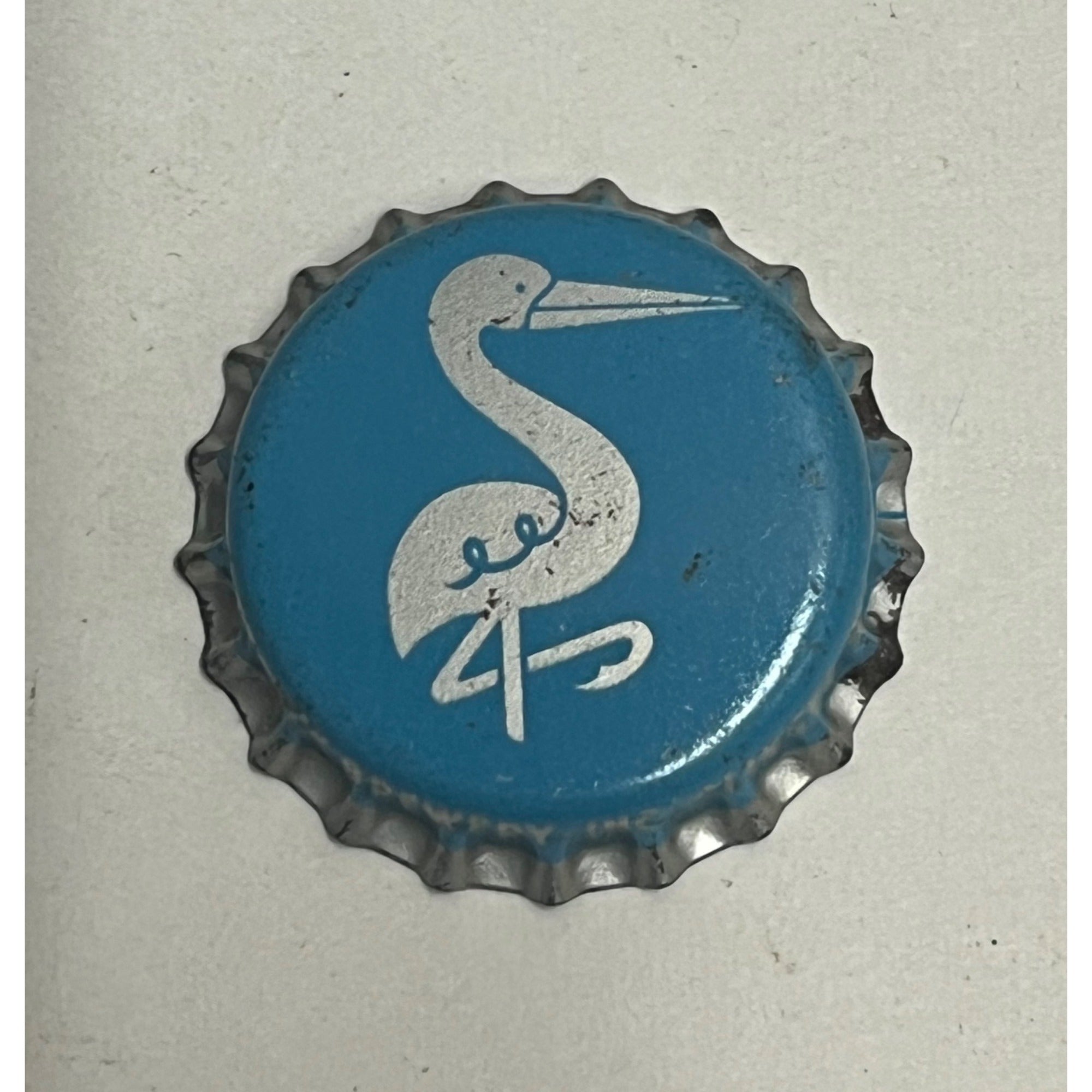 Vintage Storck Beer Slinger Wisconsin Cork Lined Crown Beer Bottle Cap Blue