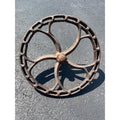 Antique 1800s Industrial Valve Hand Wheel Steampunk Pulley Vintage Railroad Gear 16"