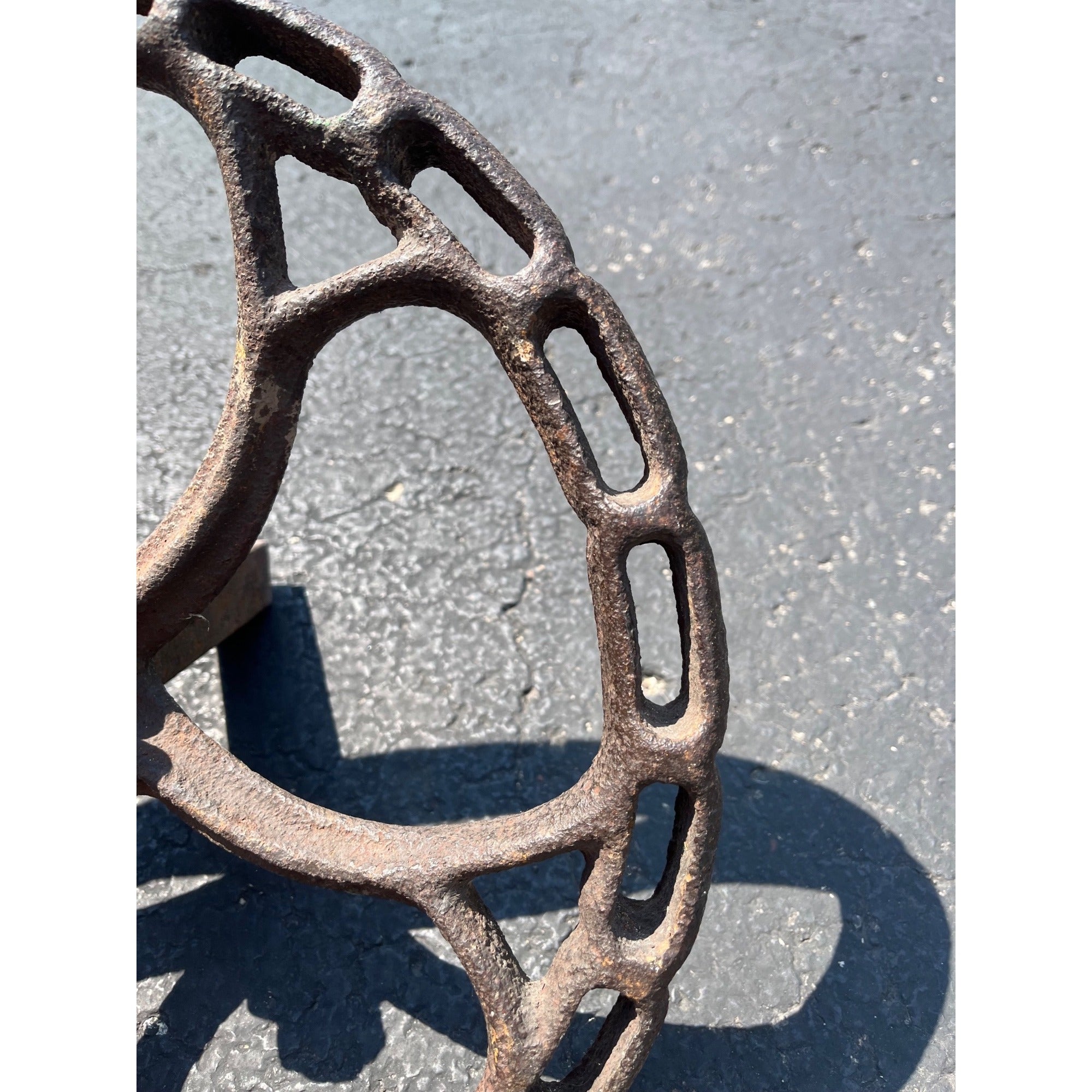 Antique 1800s Industrial Valve Hand Wheel Steampunk Pulley Vintage Railroad Gear 16"