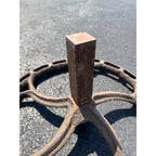 Antique 1800s Industrial Valve Hand Wheel Steampunk Pulley Vintage Railroad Gear 16"