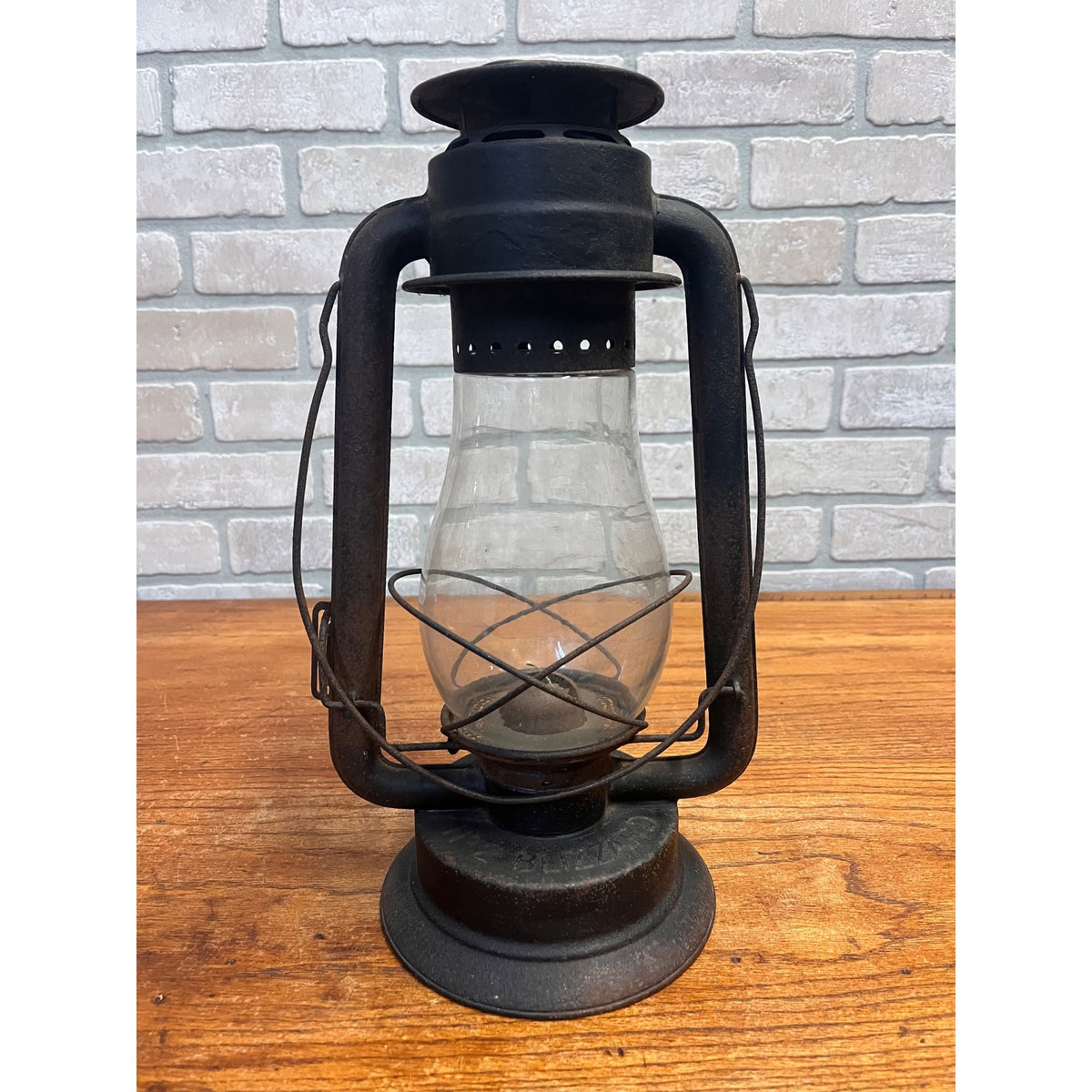 Vintage Dietz No. 2 Blizzard Lantern Clear Glass Globe New York, USA
