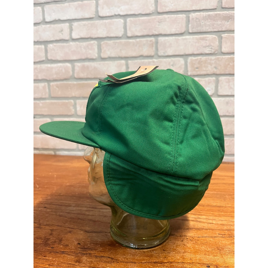 Vintage John Deere Ear Flaps Winter Trapper Farm Hat NWT NEW K-Products